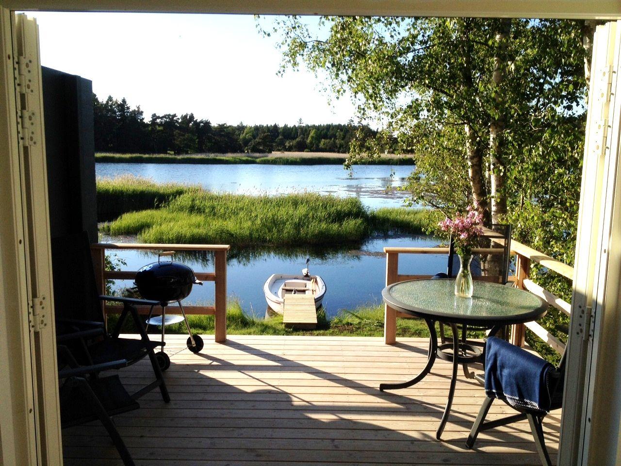 Ferienhaus in Drag mit Möblierter Terrasse Ferienhaus in Schweden