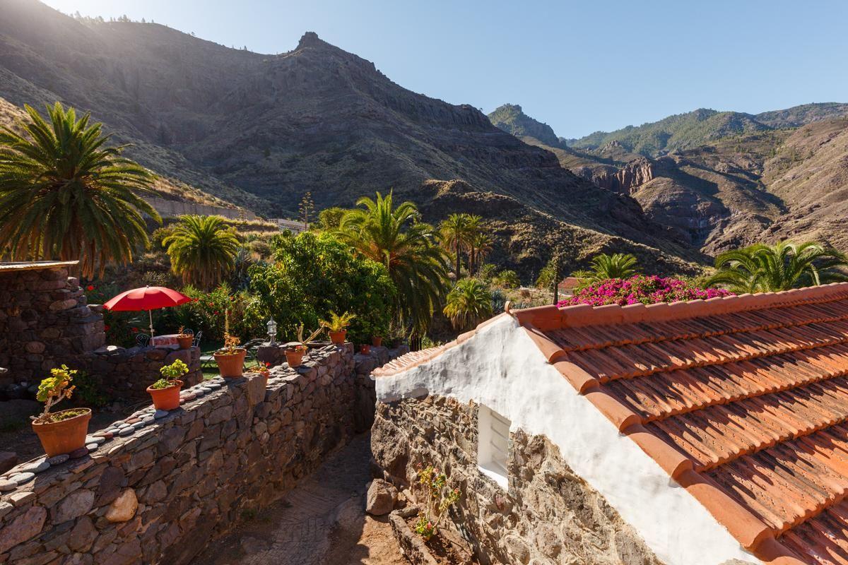 Ferienhaus in El Risco mit Garten, Terrasse und Gr Ferienhaus in Spanien