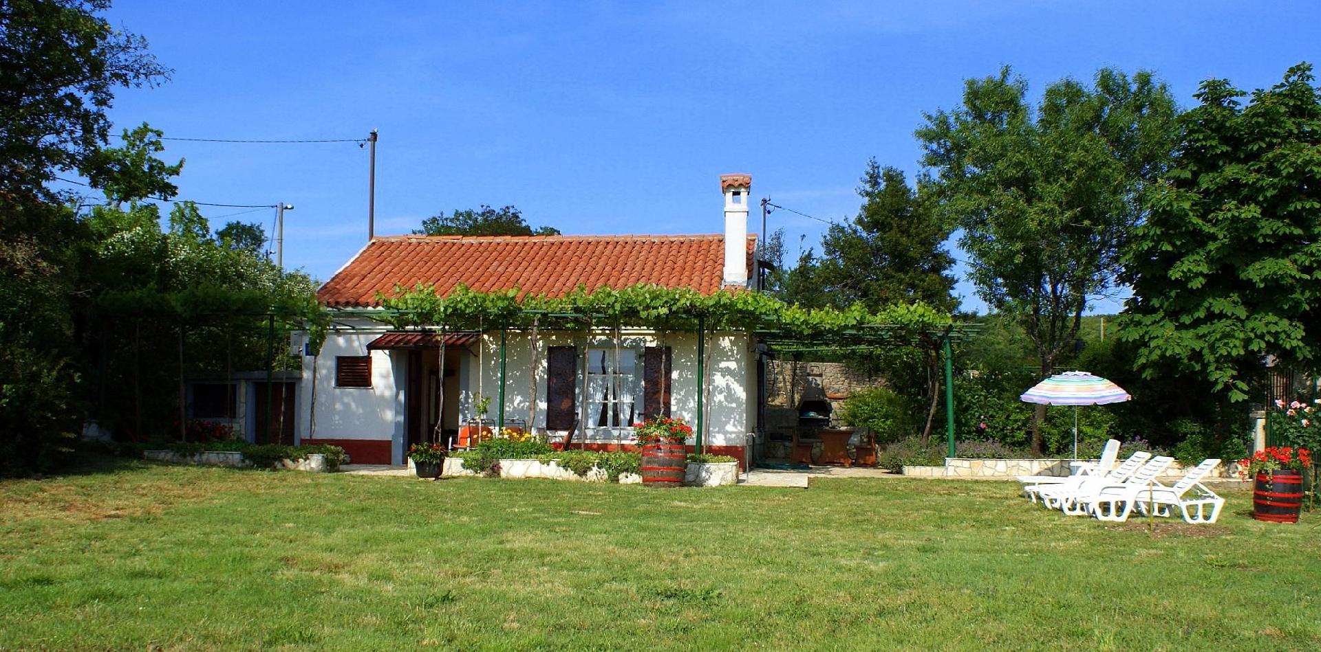 Freistehendes Ferienhaus mit traditionellem Steing Ferienhaus in Istrien