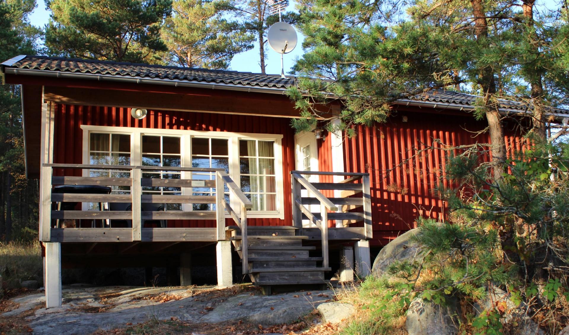 Rustikales Landhaus mit Terrasse in einzigartiger  Ferienhaus in Schweden
