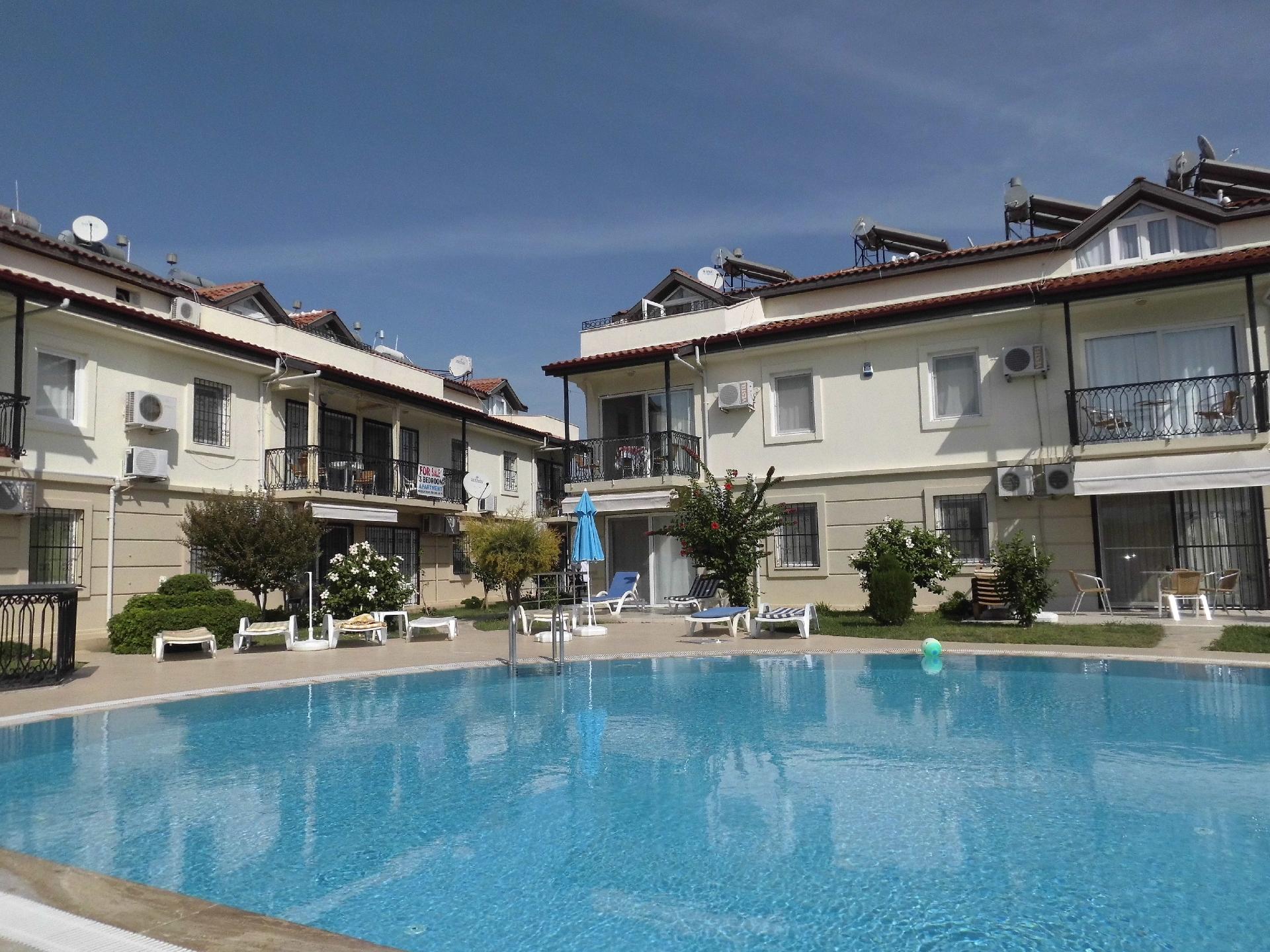 Strandnahe Ferienwohnung über zwei Etagen, id Ferienhaus  Türkische Ägäis