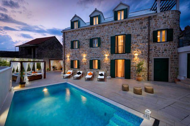 Ferienhaus mit Privatpool für 6 Personen  + 6 Ferienhaus in Dalmatien