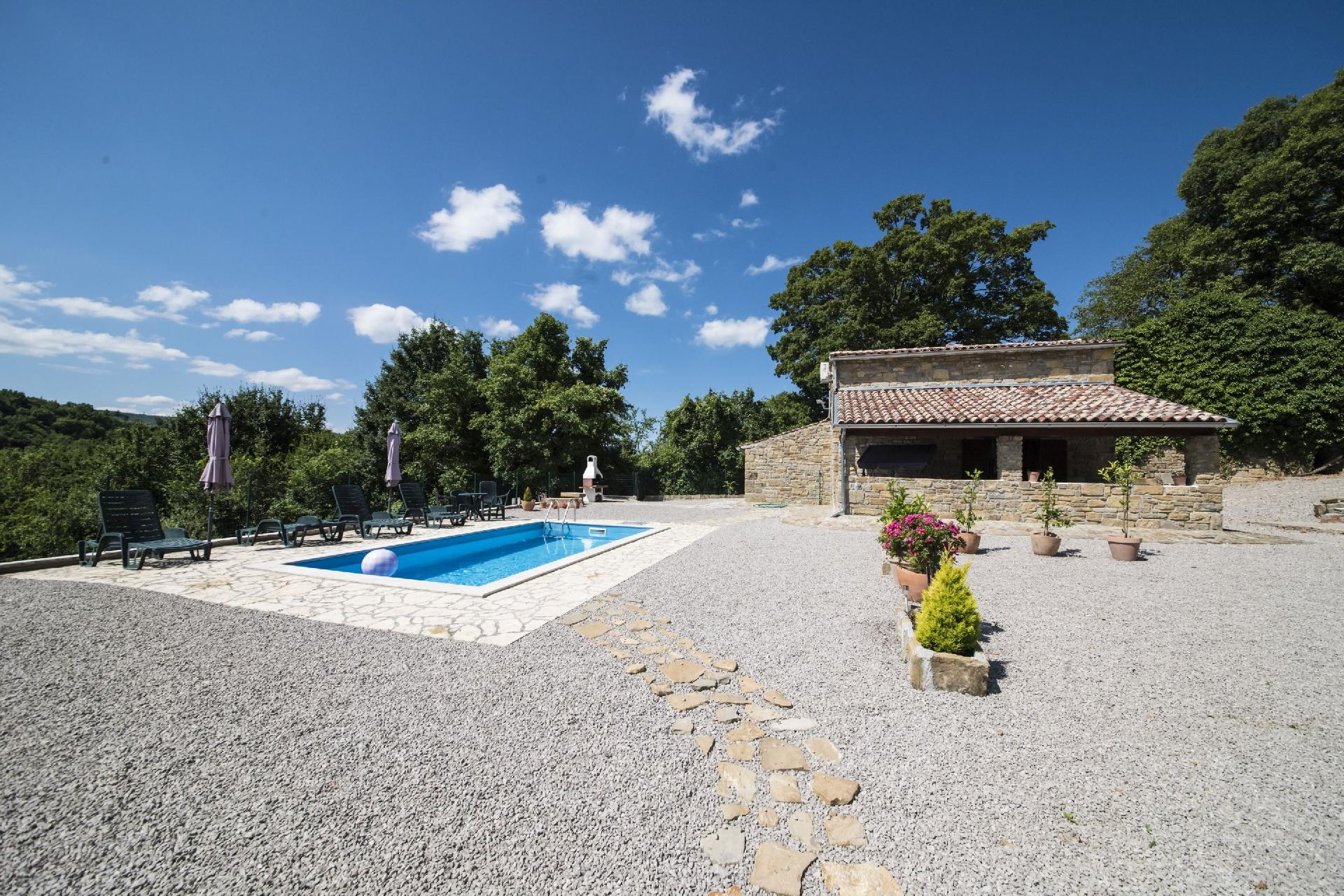 Ferienhaus in Kosoriga mit Privatem Pool Ferienhaus in Istrien