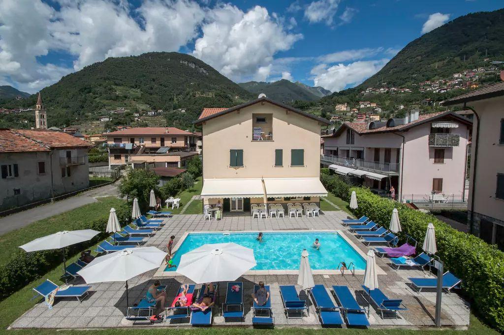 Appartement in Domaso mit gemeinschaftlichem Pool    Lombardei