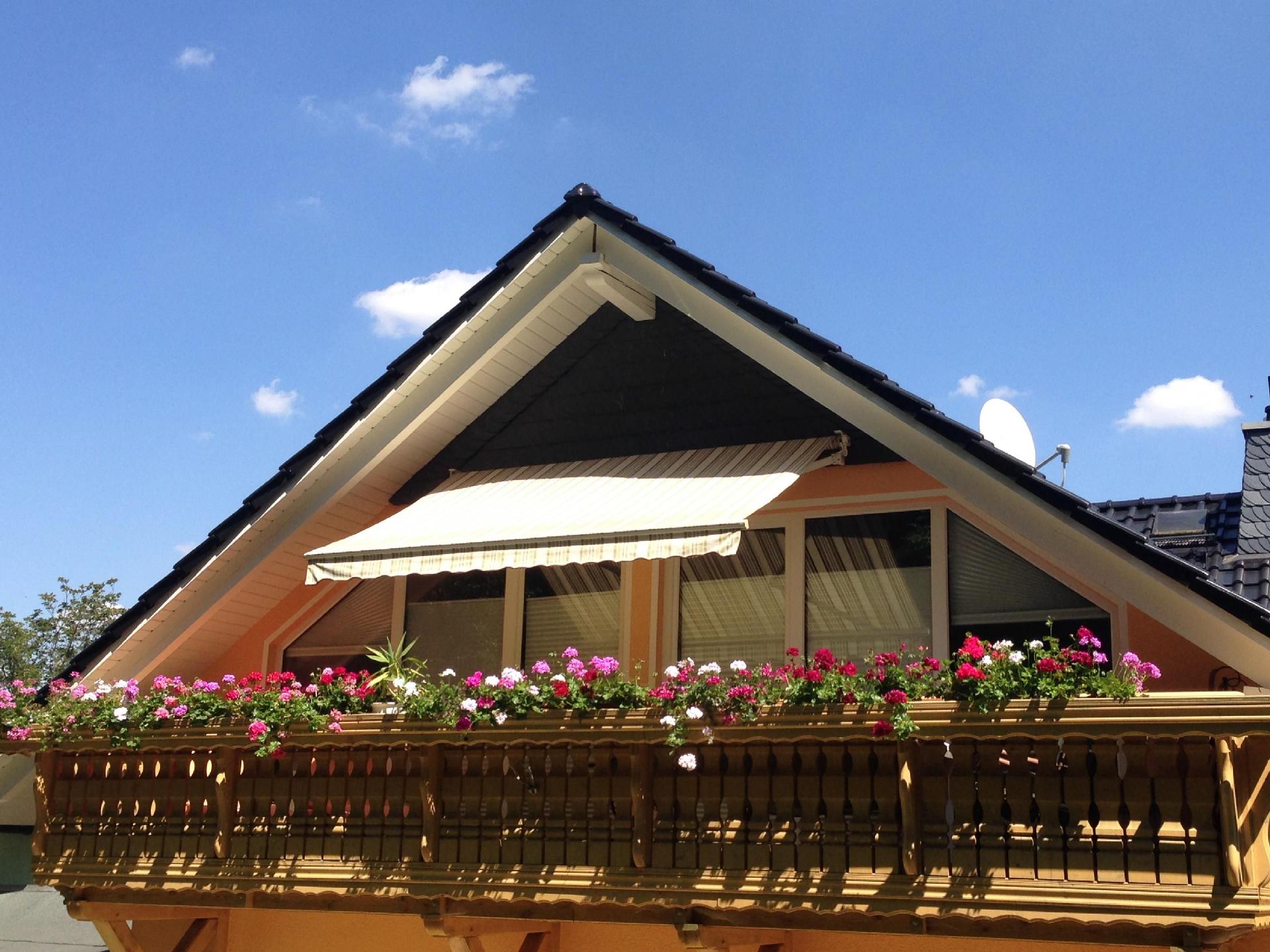 Großzügige Ferienwohnung mit Balkon und Ferienwohnung im Harz