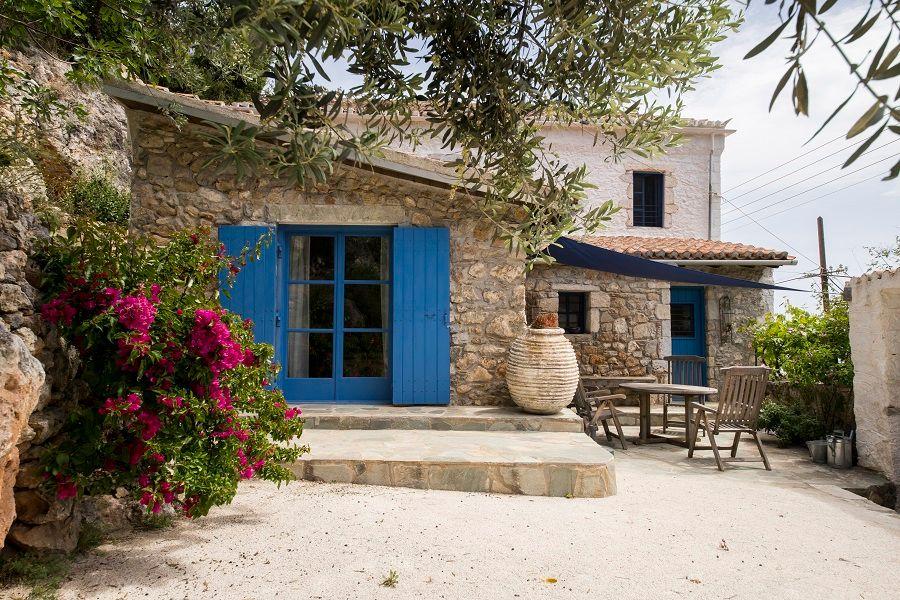 Authentisch gestaltete Ferienwohnung mit Meer- und Ferienhaus in Griechenland