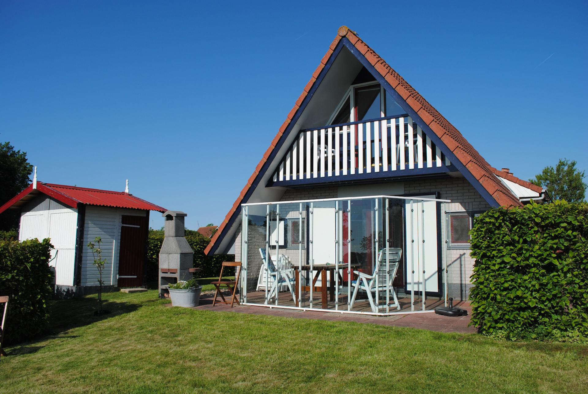Gemütliches Ferienhaus mit Garten und einer T  in den Niederlande