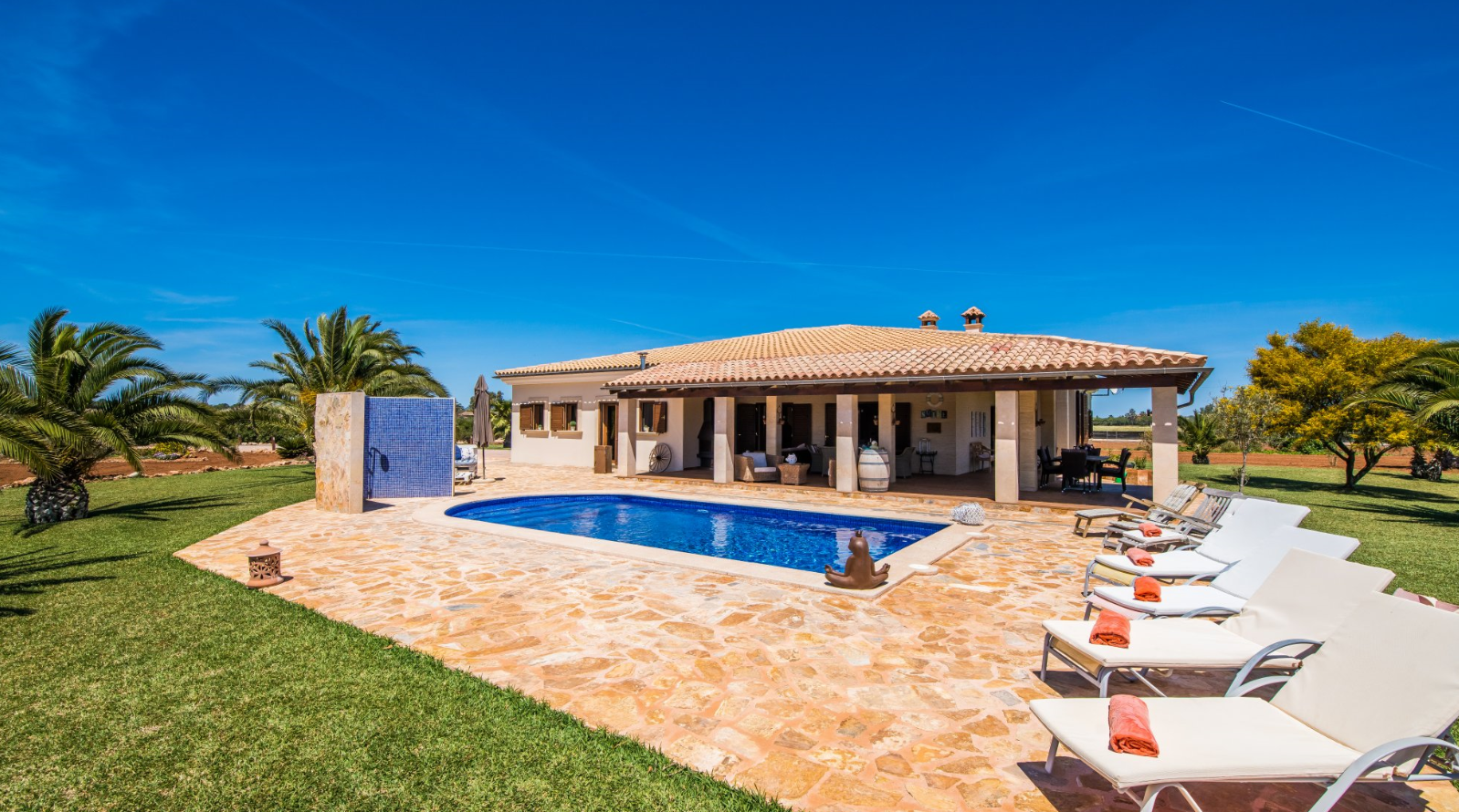 Ferienhaus mit Privatpool für 6 Personen ca 250 m² in Sa Rapita Mallorca Südküste von Mallorca