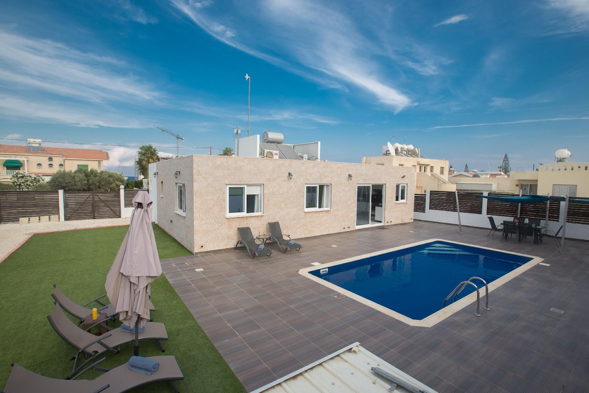 Ferienhaus mit Privatpool für 6 Personen in P Ferienhaus in Zypern