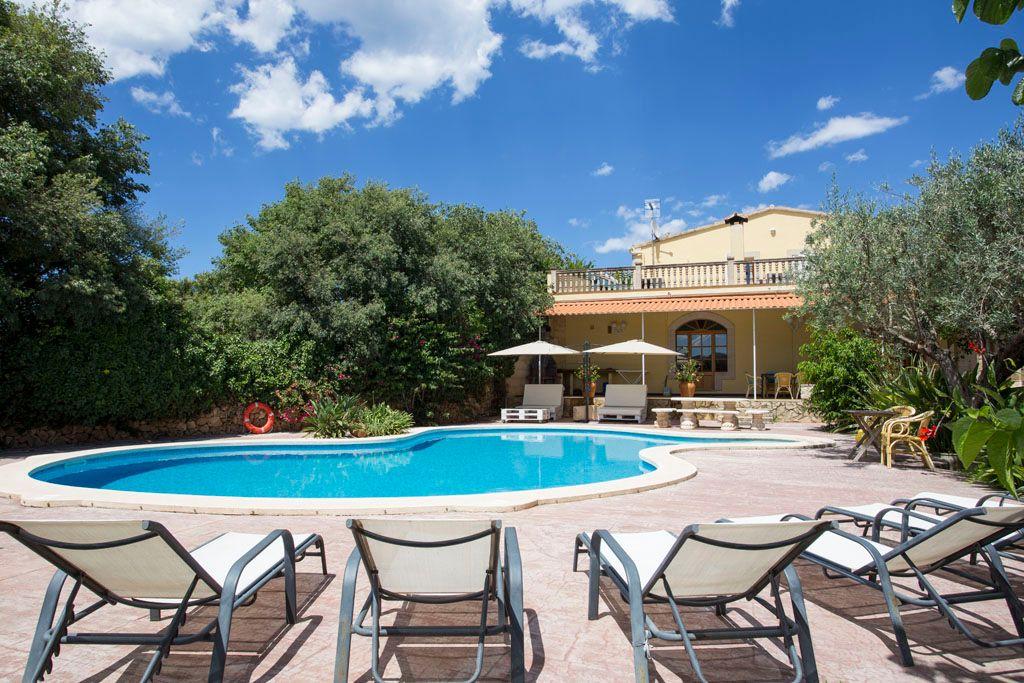 Villa mit Klimaanlage, Internet, Pool und schö Ferienhaus in Spanien