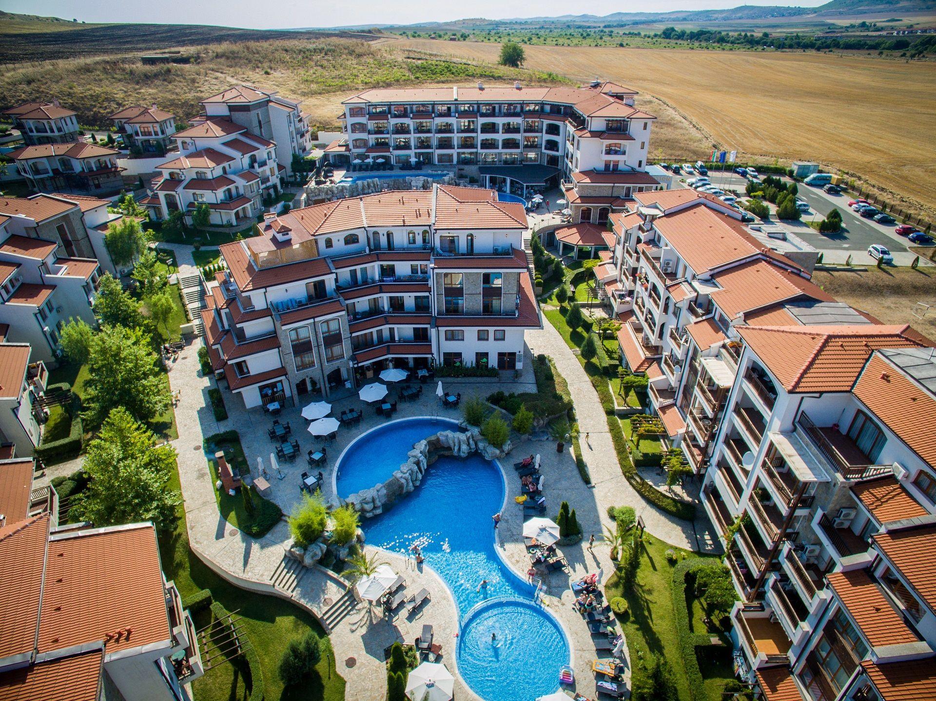 Appartement in Pomorie mit Garten und gemeinsamem  Ferienwohnung in Bulgarien
