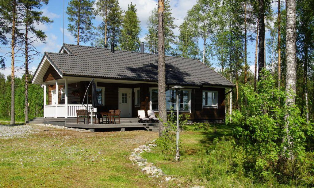 Hochwertiges Ferienhaus mit Sauna sowie Holzterras Ferienhaus in Finnland