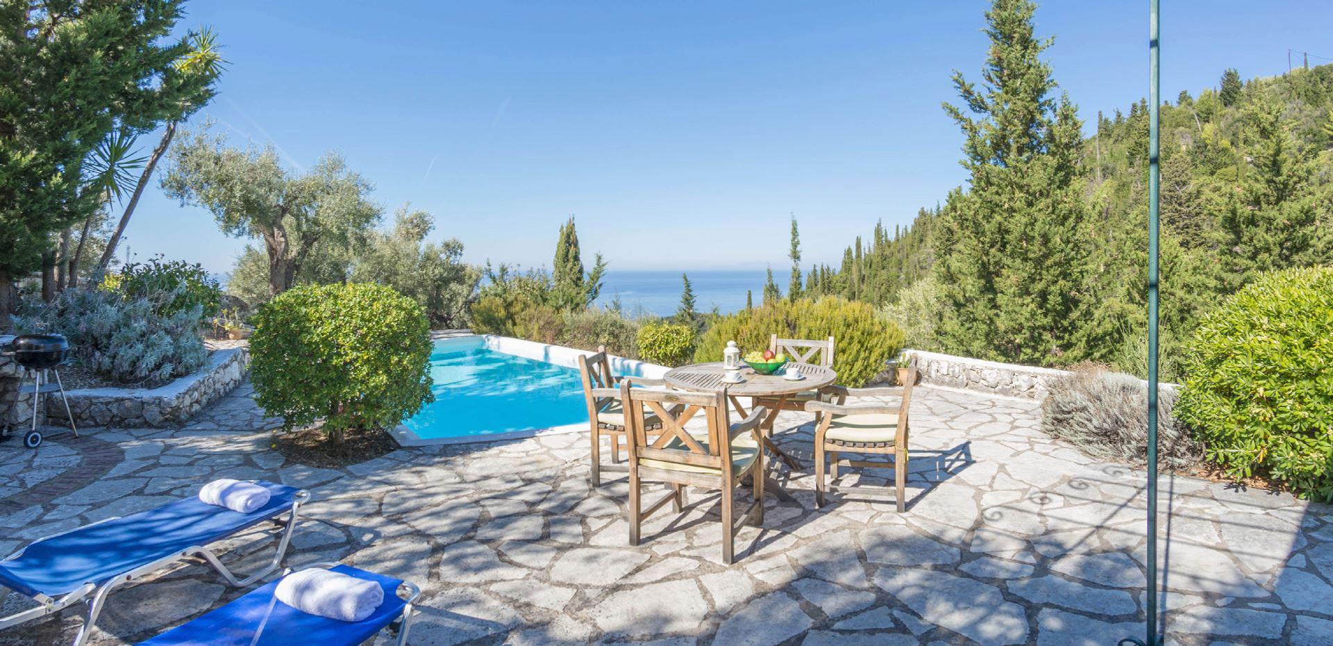 Ferienhaus mit Privatpool für 4 Personen  + 2 Ferienhaus in Griechenland