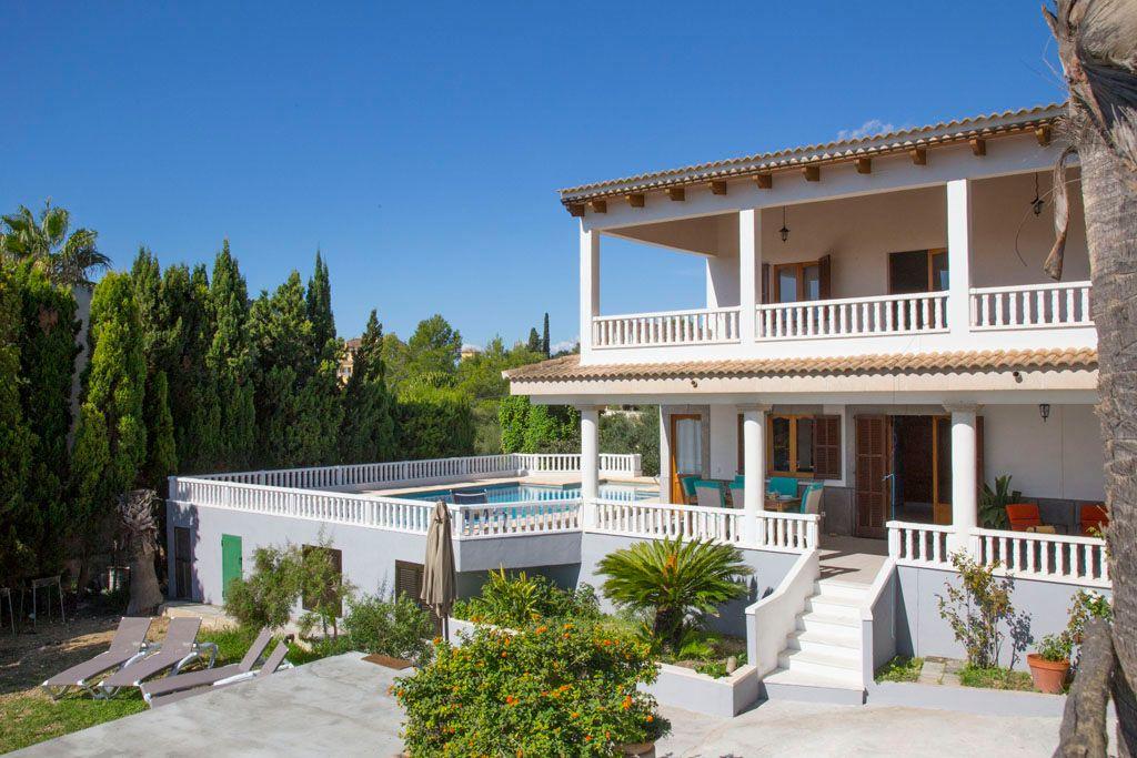 Finca mit Pool, Internet und Meerfernblick und Kli Ferienhaus  Mallorca