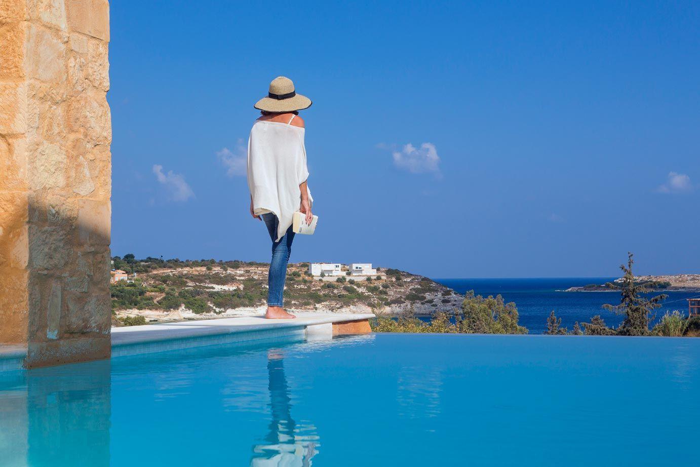 Ferienhaus mit Privatpool für 6 Personen ca.  Ferienhaus in Griechenland