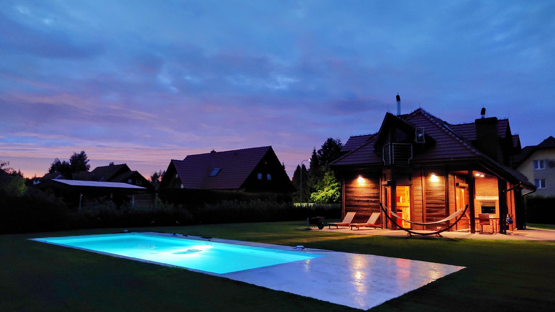Haus mit Schwimmbad am Meer Ferienhaus in Polen