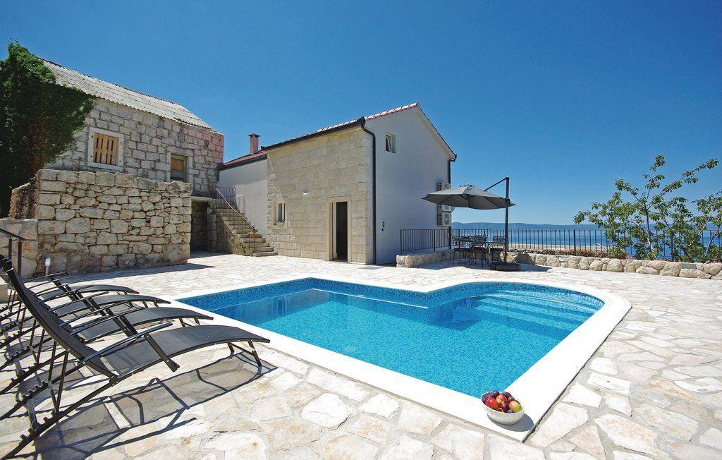 Ferienhaus mit Privatpool für 4 Personen  + 2 Ferienhaus  Makarska Riviera