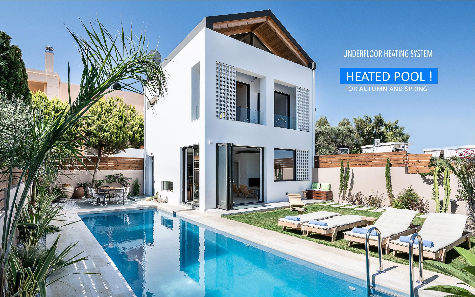 Ferienhaus mit Privatpool für 10 Personen  +  Ferienhaus in Griechenland