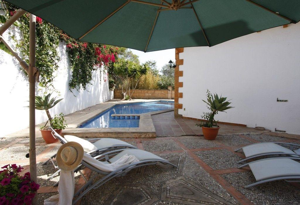 Villa Es Morro de sa Carabassa - Der Pool verf&uum  in Spanien