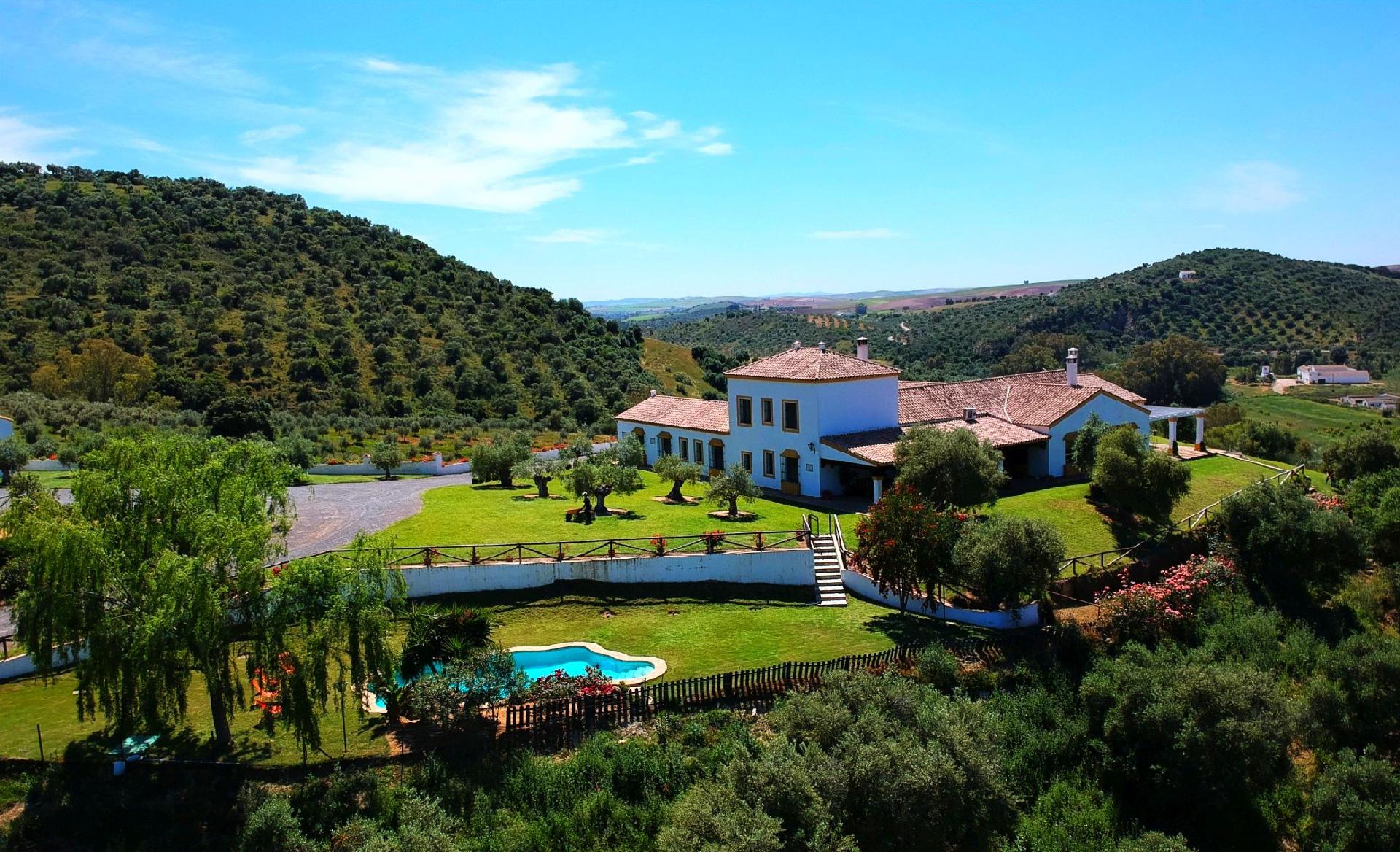 Luxuriöse große Villa mit herrlicher Au Ferienwohnung in Spanien