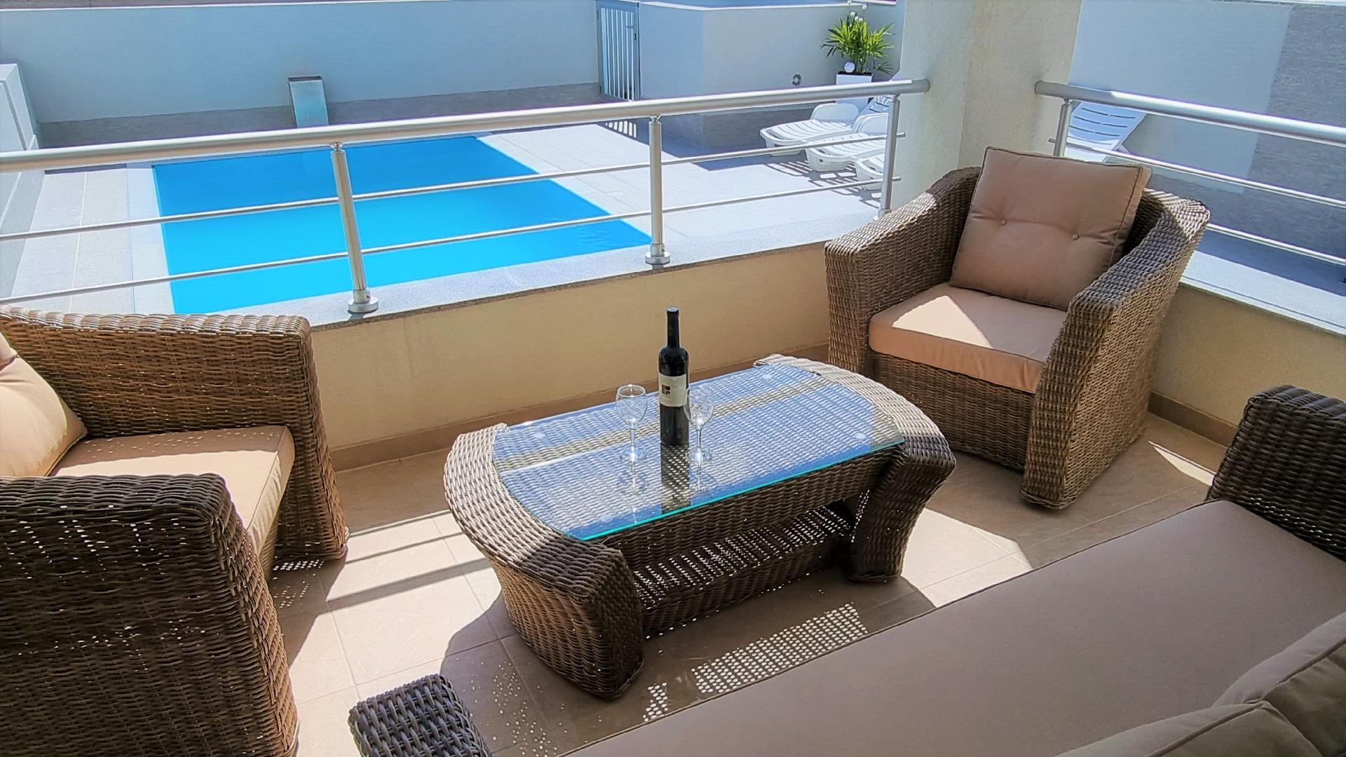 Wohnung in Privlaka mit Garten, gemeinsamem Pool u Ferienwohnung  Zadar Riviera