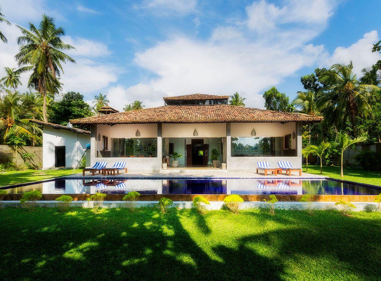 Tolles Ferienhaus in Dewagoda West mit Privatem Po Ferienhaus in Sri Lanka
