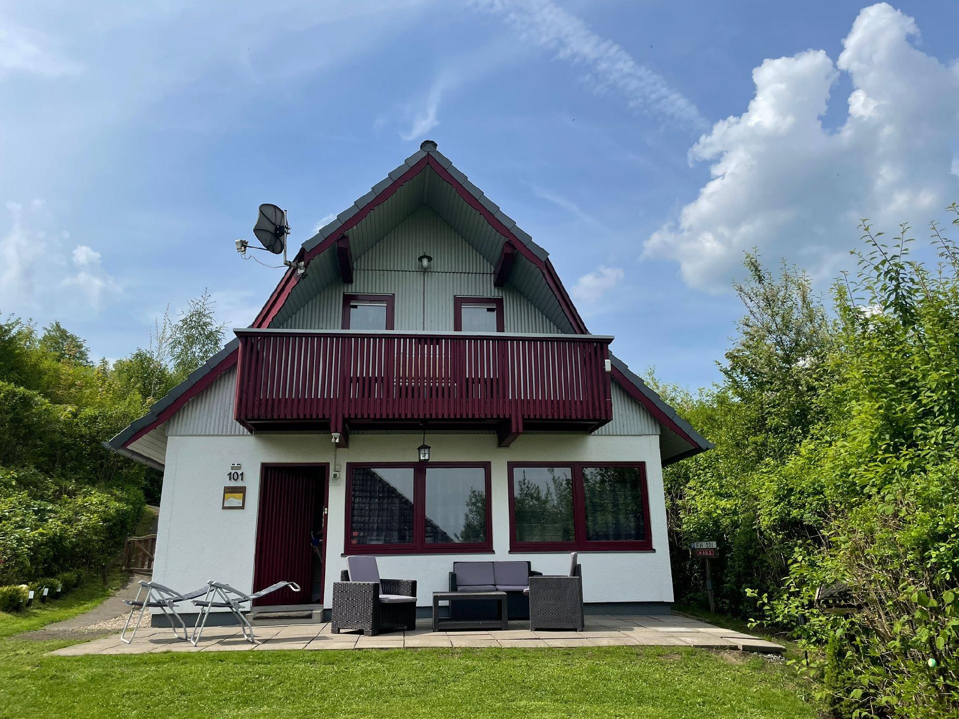 Charmantes Ferienhaus in Seepark Kirchheim mit Sch  