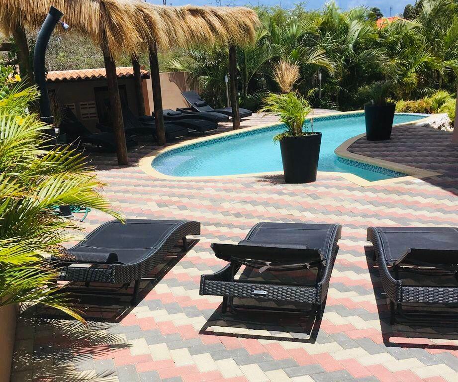 Nette Ferienwohnung in Cas Grandi mit Eigenem Gril Ferienhaus in Curacao