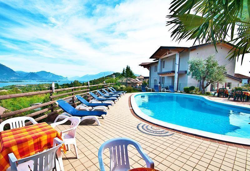 Nettes Appartement in Solarolo mit gemeinsamem Poo Ferienwohnung  Gardasee - Lago di Garda