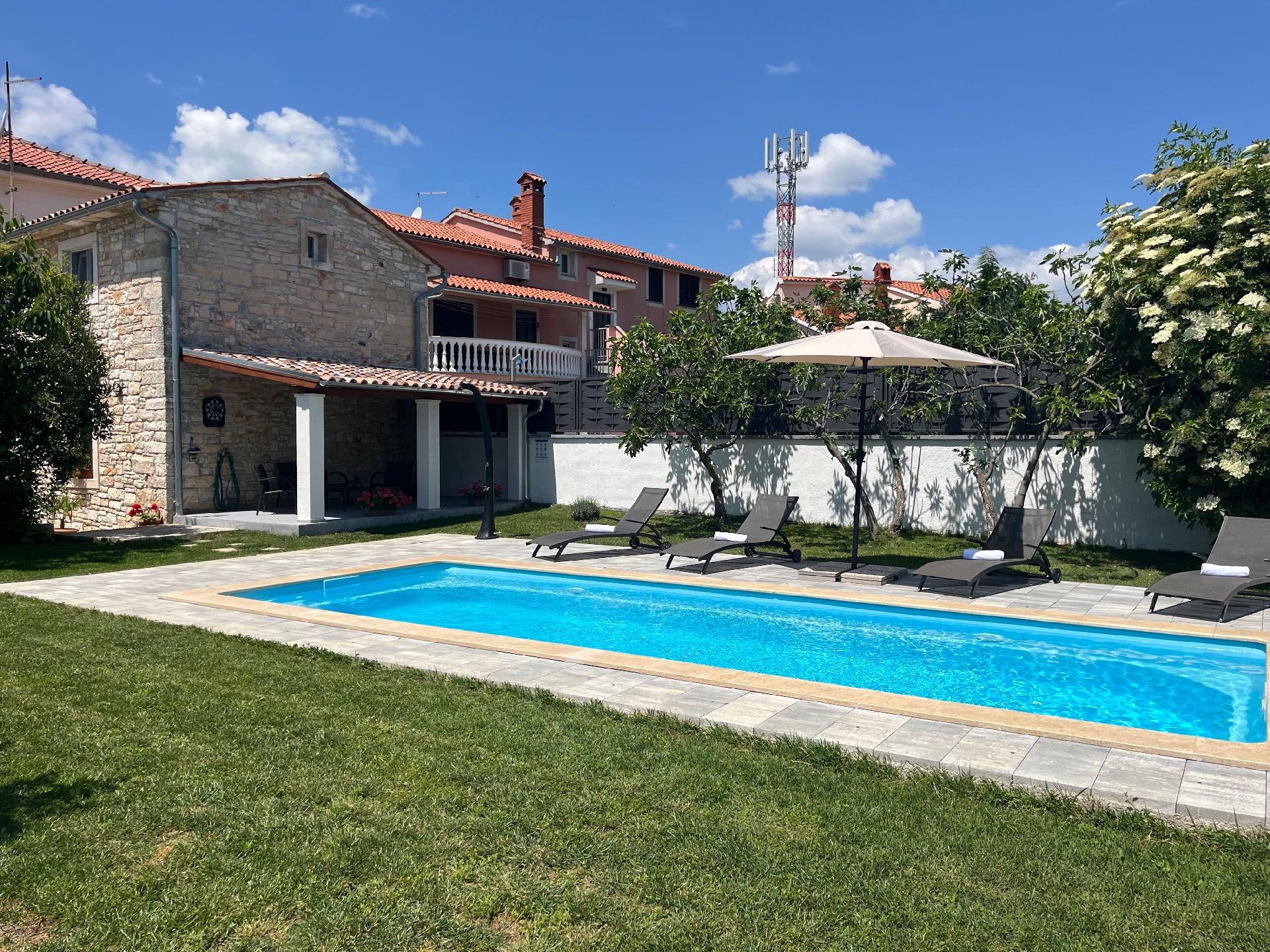 Steinhaus Furlani mit einem schönen Garten un  in Istrien