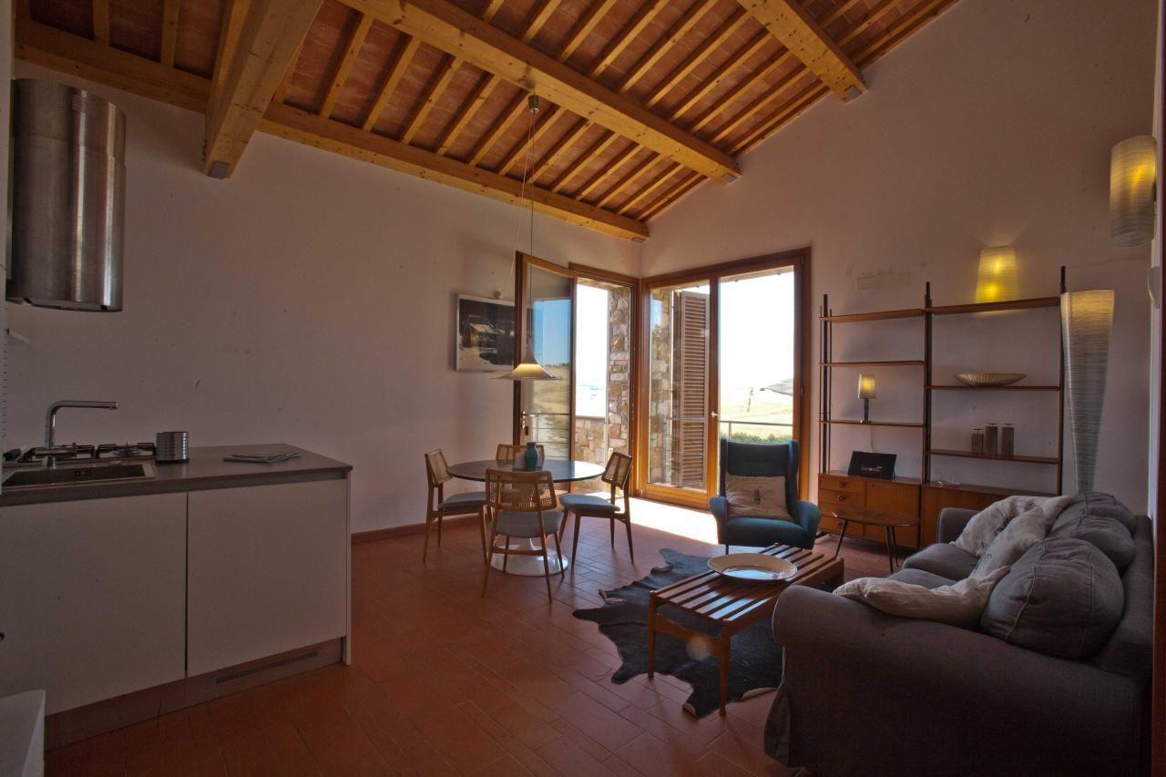 Nette Wohnung in Volterra mit Möblierter Terr   Toskana