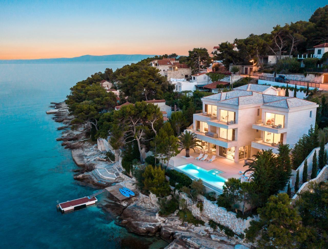 Ferienhaus in Selca mit Privatem Pool   kroatische Inseln