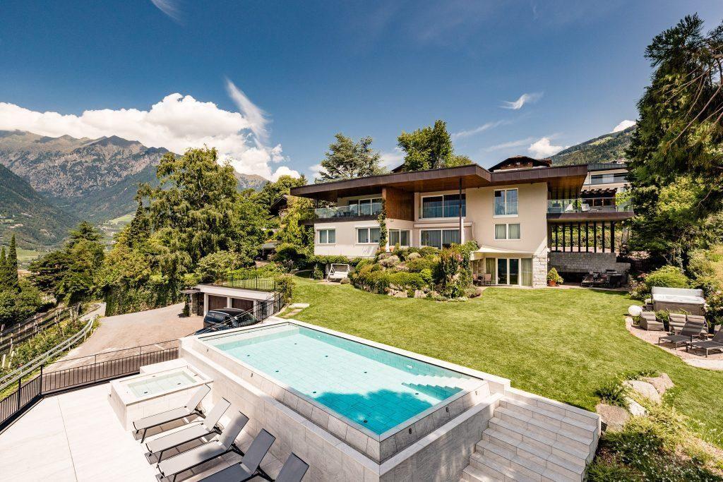 Luxuriöses Panorama Chalet Garten-Apartment m  in Italien