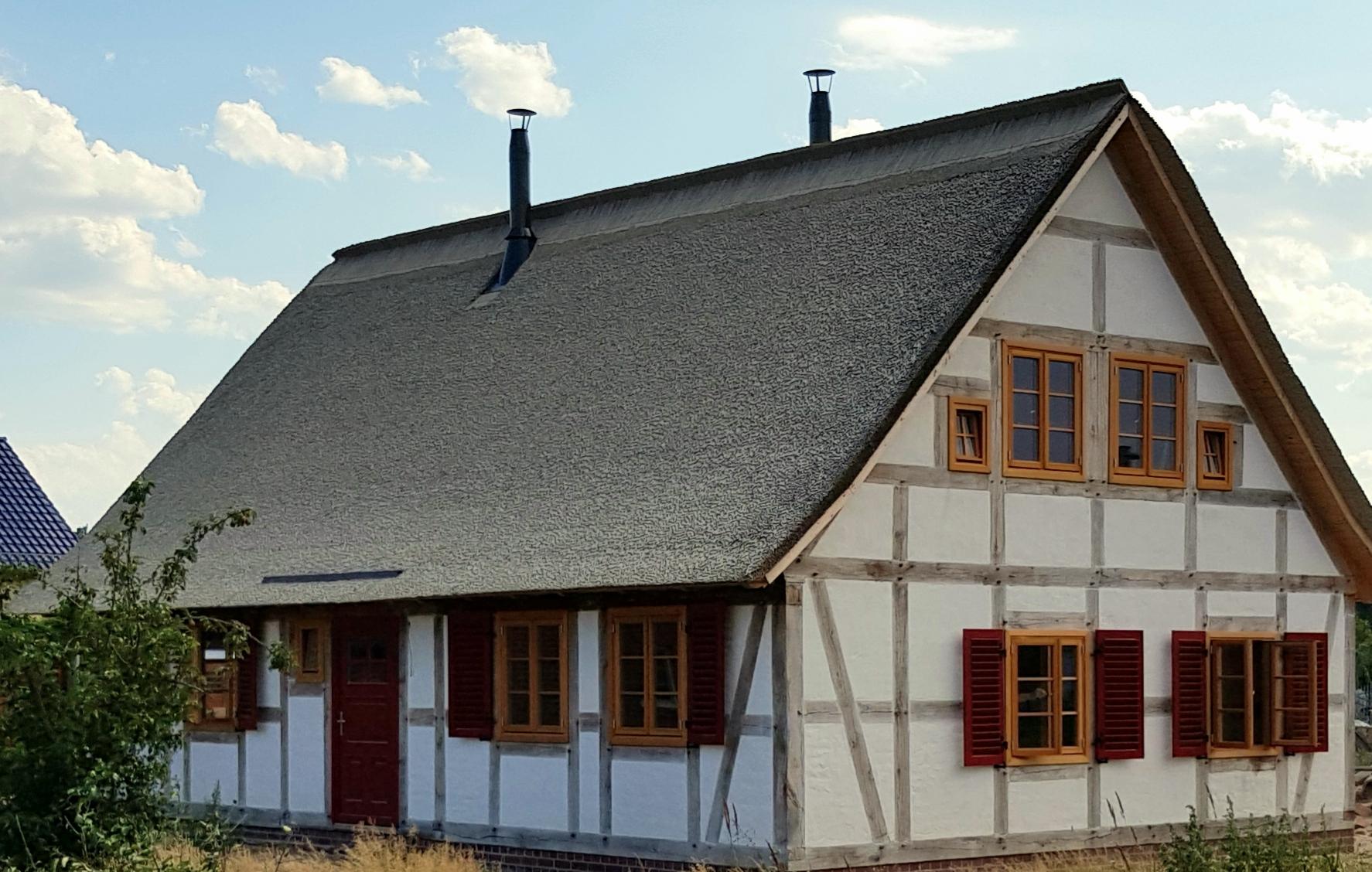 Saniertes historisches Fischerhus Lütt Hauke    Greifswalder Bodden