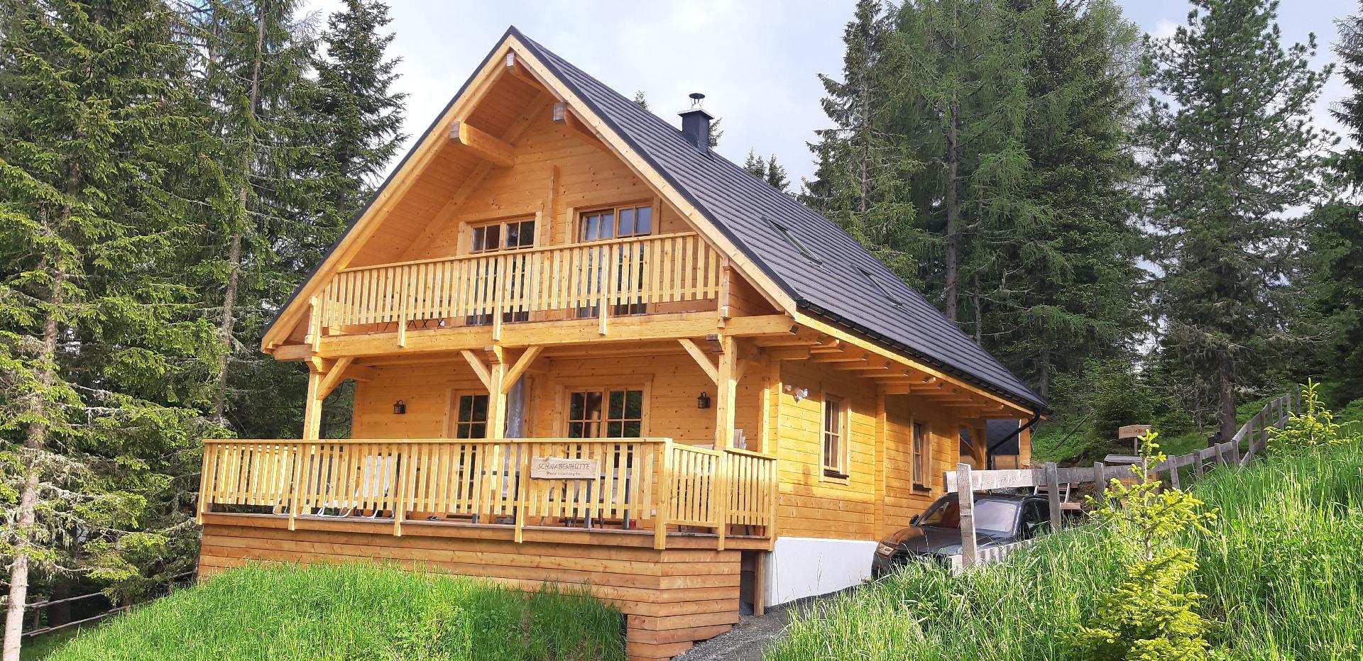 Gemütliches Holzhaus Schwabenhütte auf d Ferienhaus in Österreich