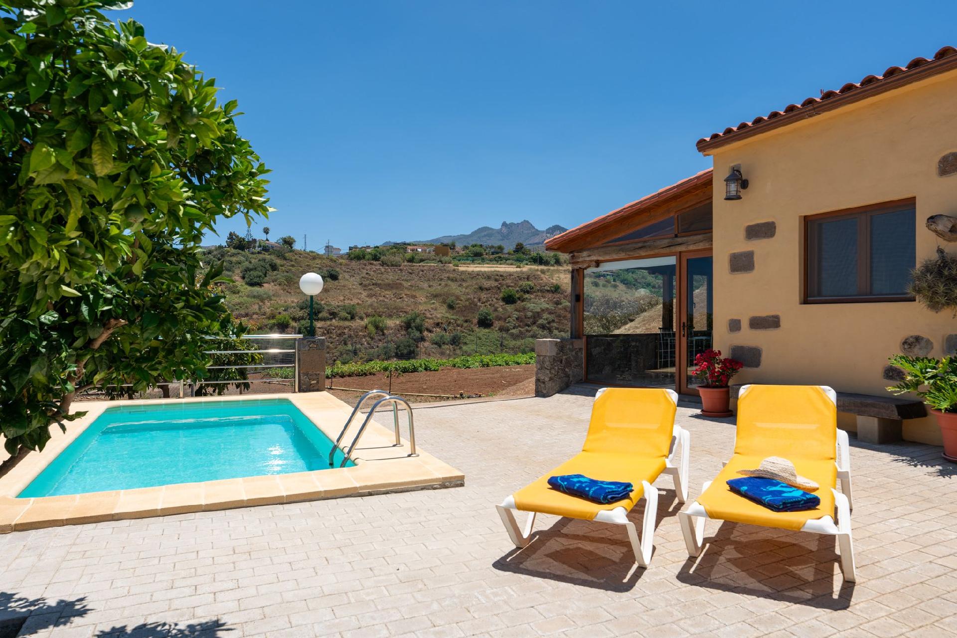 Ferienhaus mit Privatpool für 3 Personen  + 1 Ferienhaus  Gran Canaria
