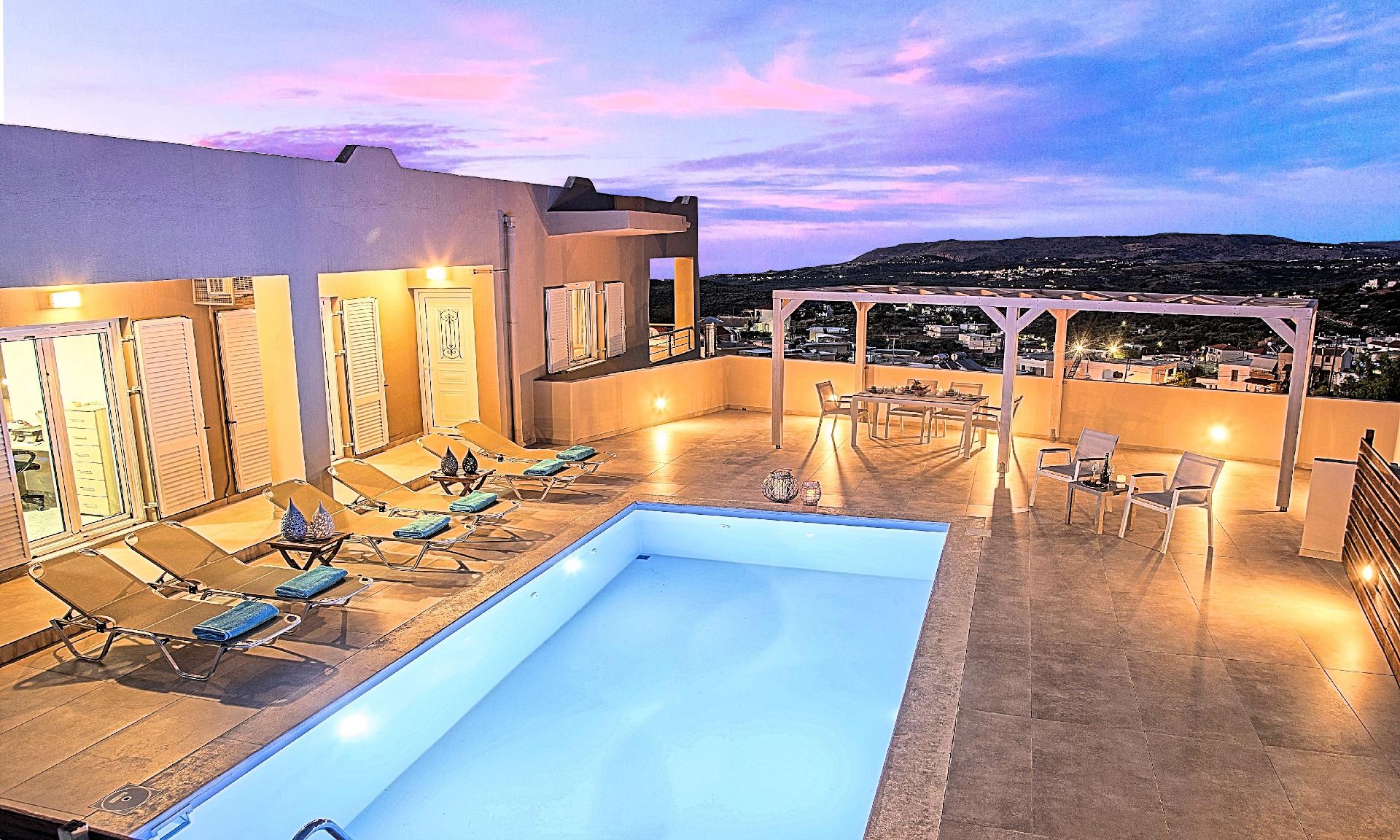 Ferienhaus in Souda mit Privatem Pool  in Griechenland