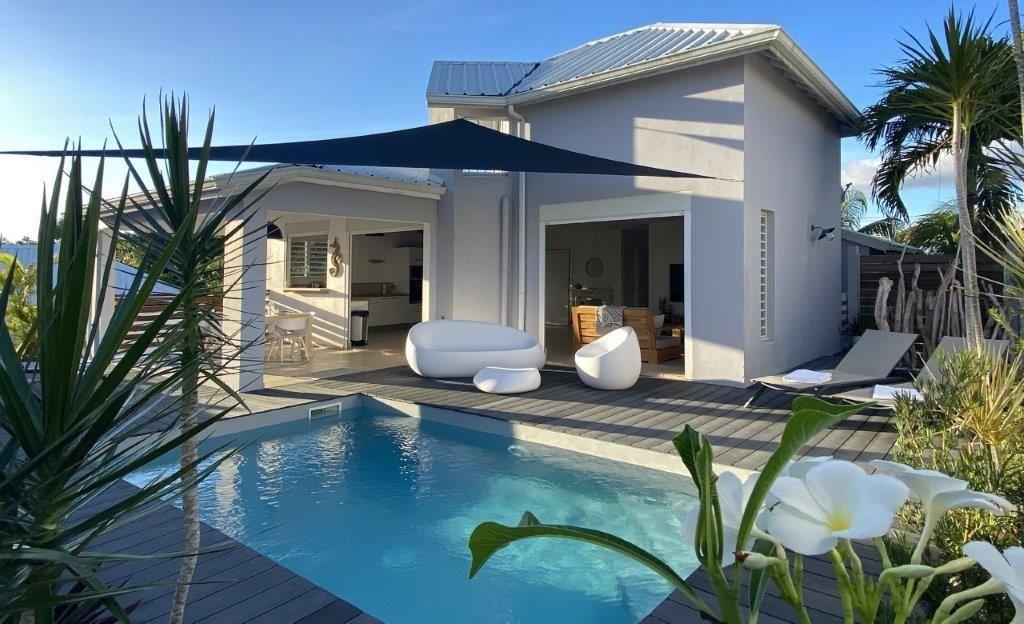 Ferienhaus mit Privatpool für 6 Personen ca.  Ferienhaus in Guadeloupe