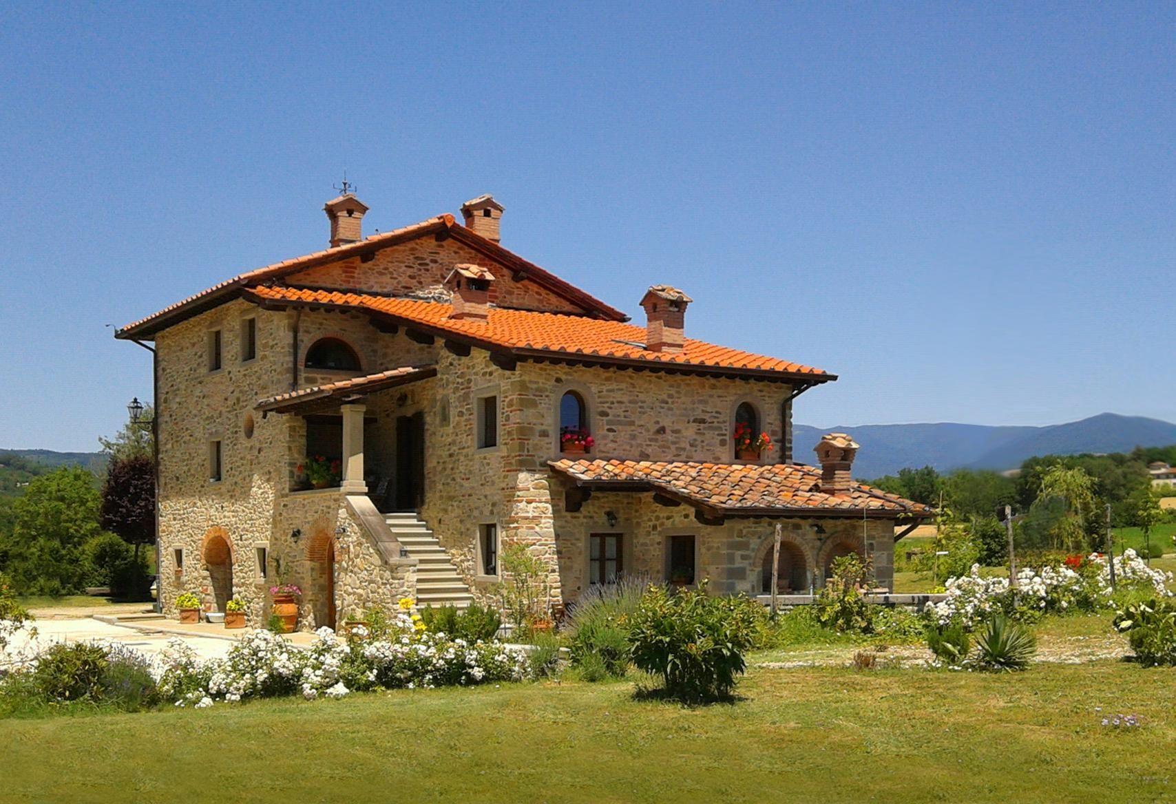 Ferienwohnung in einem toskanischen Landhaus, mit  Ferienhaus 
