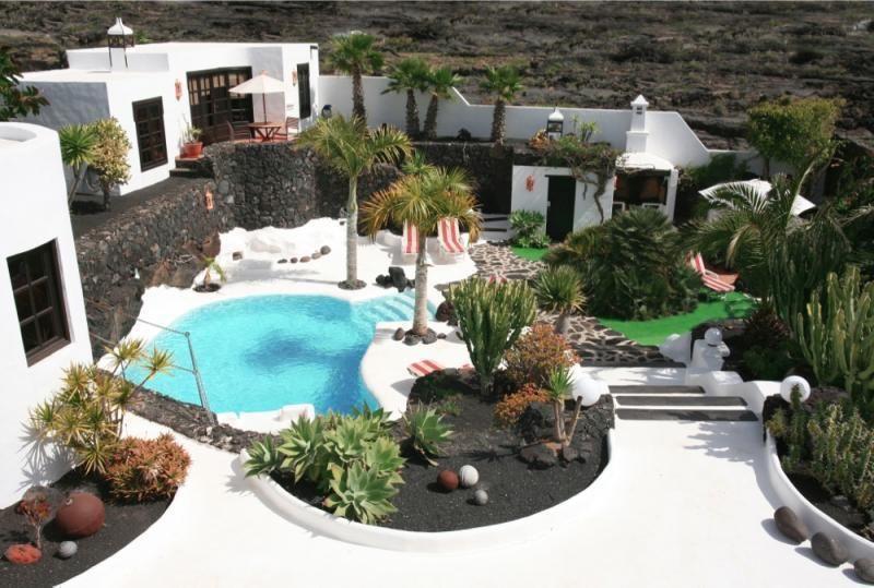 Charmantes Ferienhaus in Tahiche mit Garten, gemei  in Spanien