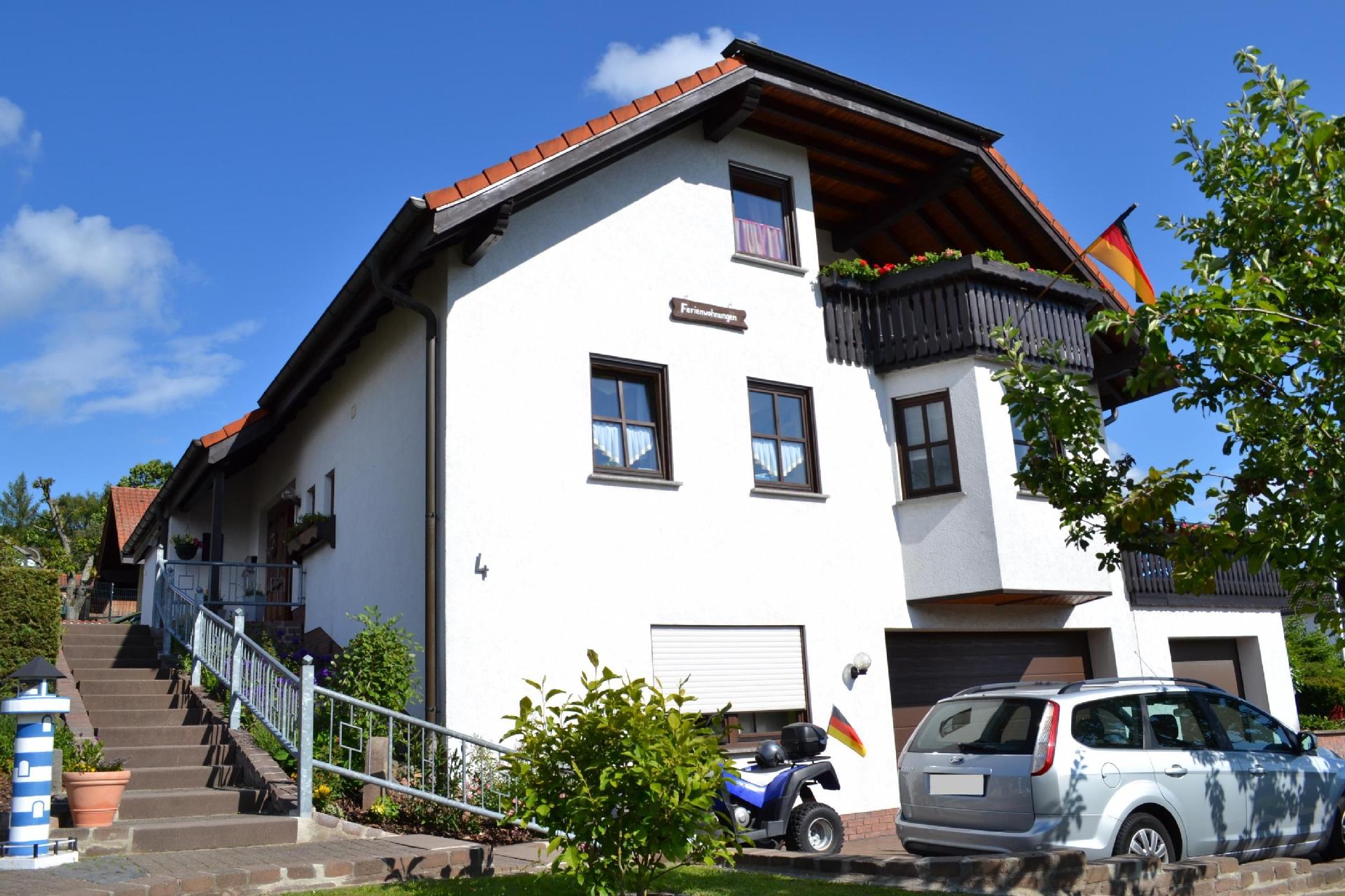 Tolle Wohnung in Hilders mit Eigenem Balkon Ferienhaus in Hessen