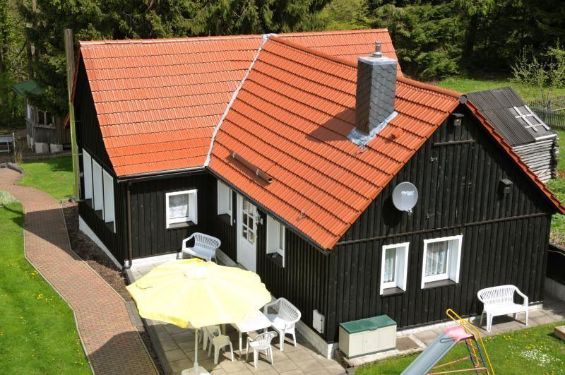 Ferienhaus mit Spielplatz, Garten und Fernsicht Ferienhaus im Harz