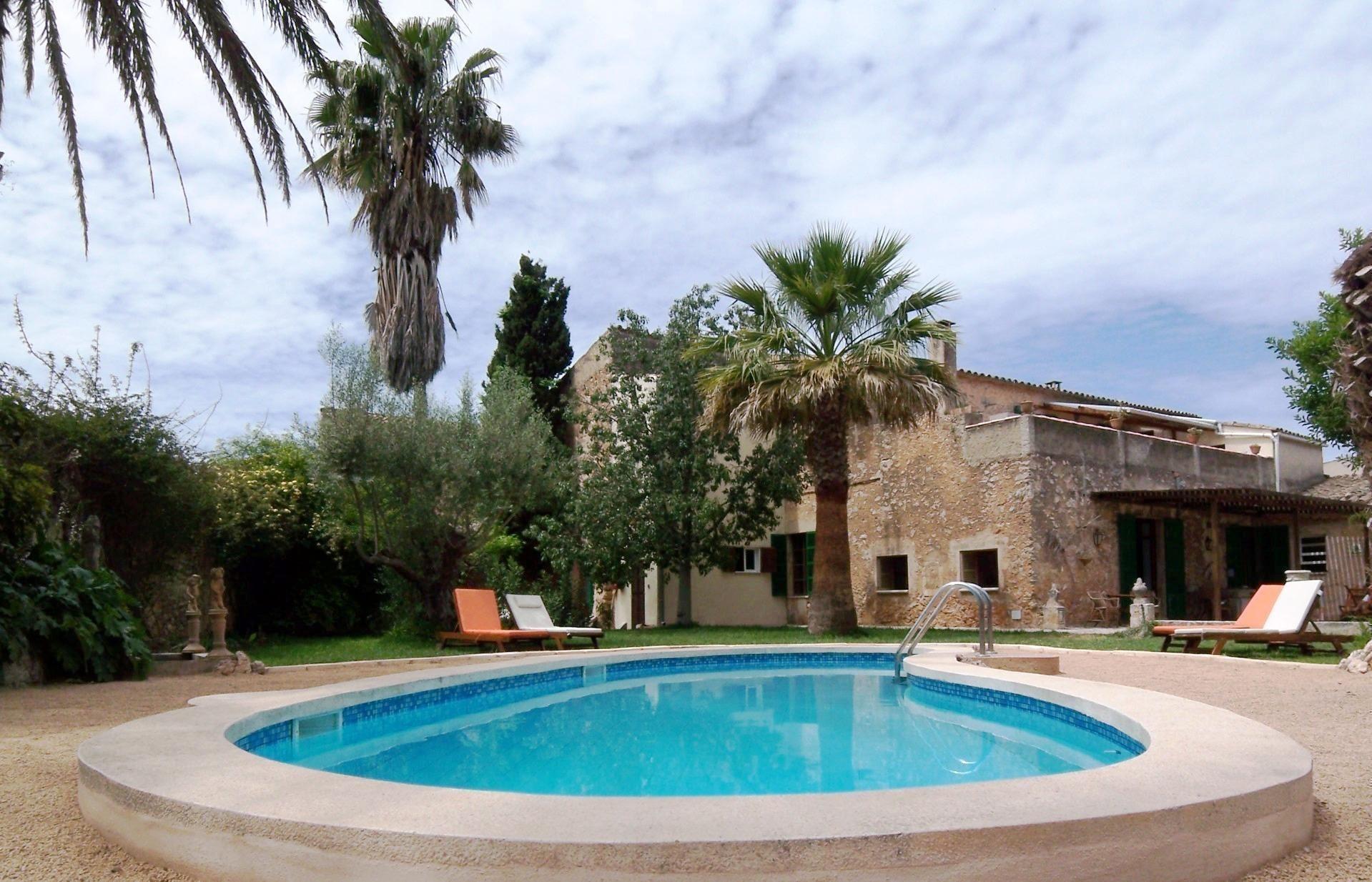 Wohnung in Sencelles mit Offenem Kamin Ferienwohnung  Mallorca Mitte