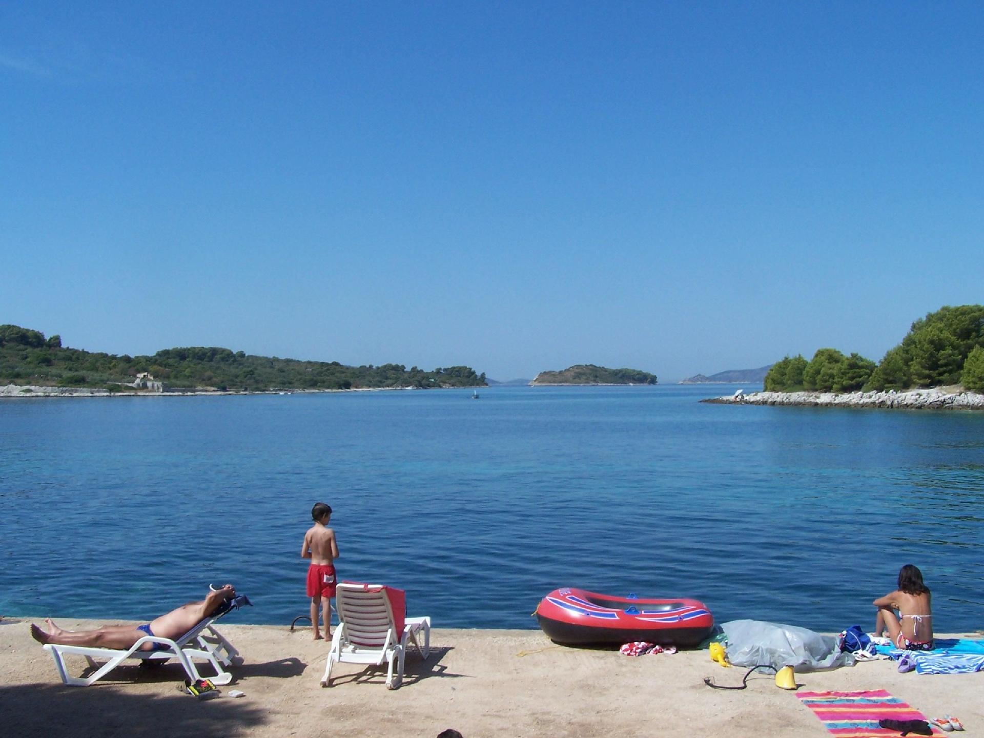 Große Ferienwohnung in Okrug Gornji mit Eige Ferienwohnung in Dalmatien
