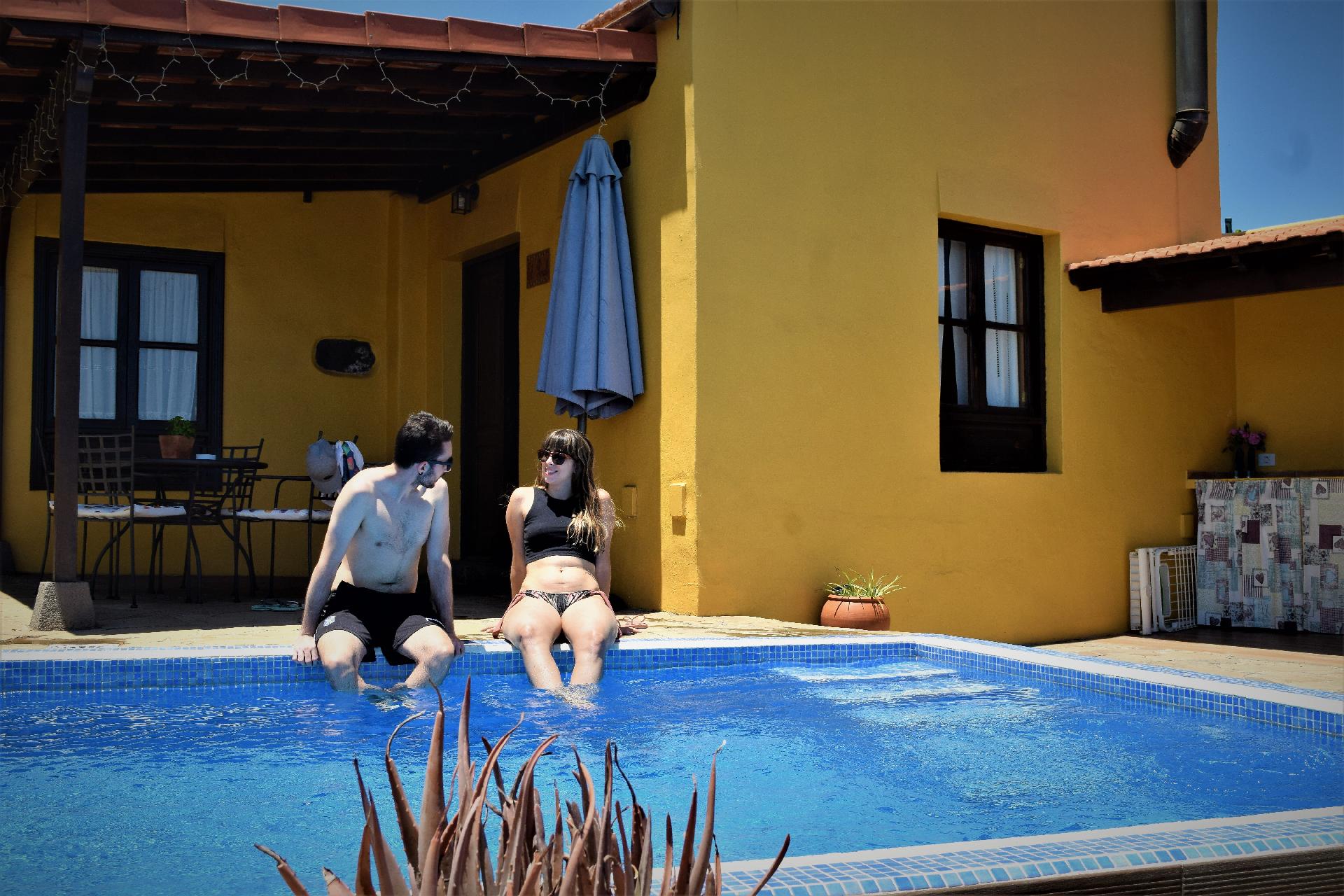 Gemütliches Ferienhaus in El Rosario mit Priv Ferienhaus 