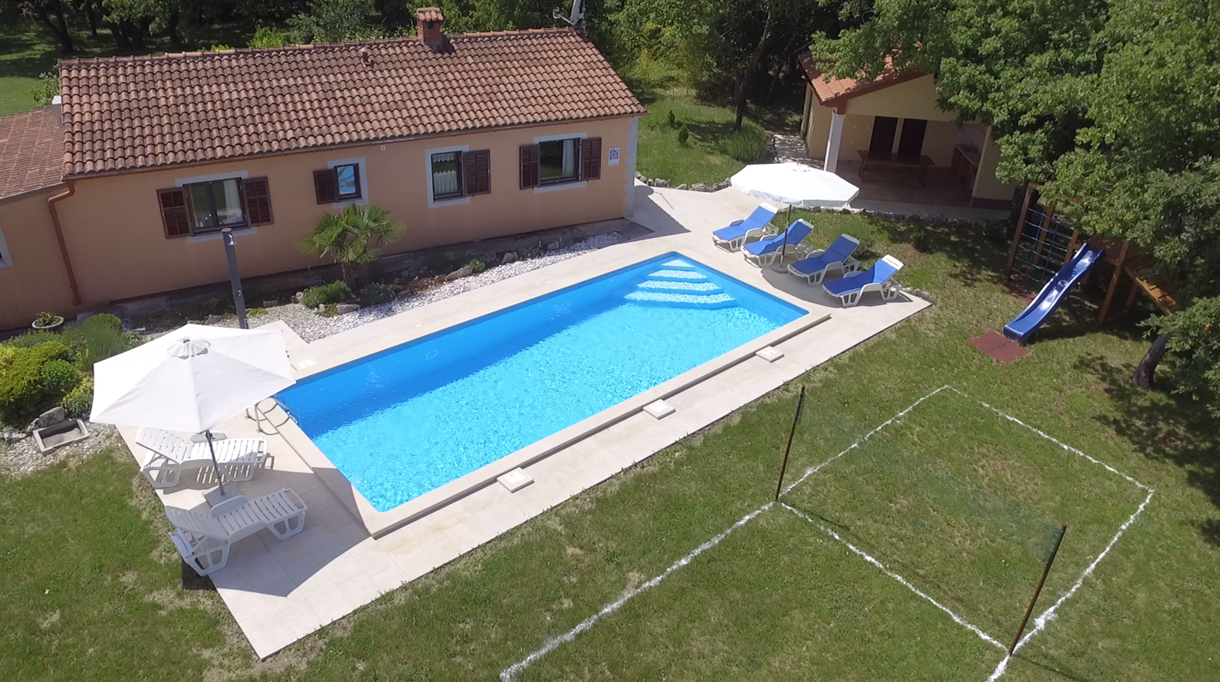 Ferienhaus in Tinjan mit Privatem Pool Ferienhaus in Kroatien