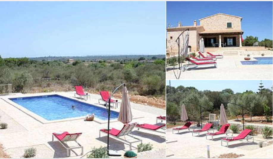 Ferienhaus in Ses Salines mit Großem Pool Ferienhaus  Mallorca Süd