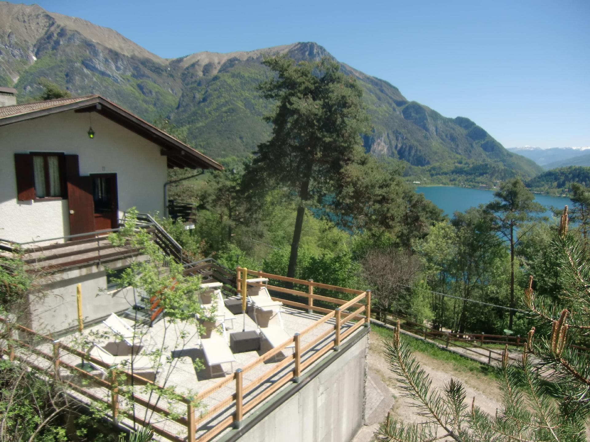 Ferienwohnung in Val Maria-Pur mit Großem Ba   Ledrosee - Lago di Ledro