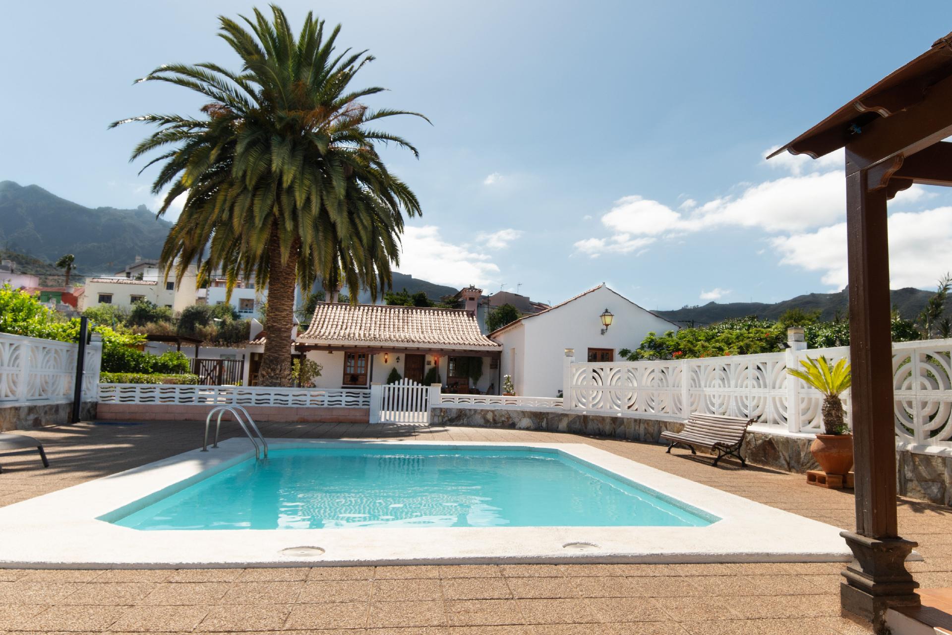 Typisch kanarische Finca mit eigenem Pool im Garte Ferienhaus in Spanien