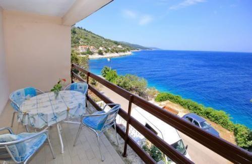 Ruhige Ferienwohnung mit Balkon und hauseigenem St   Insel Korcula